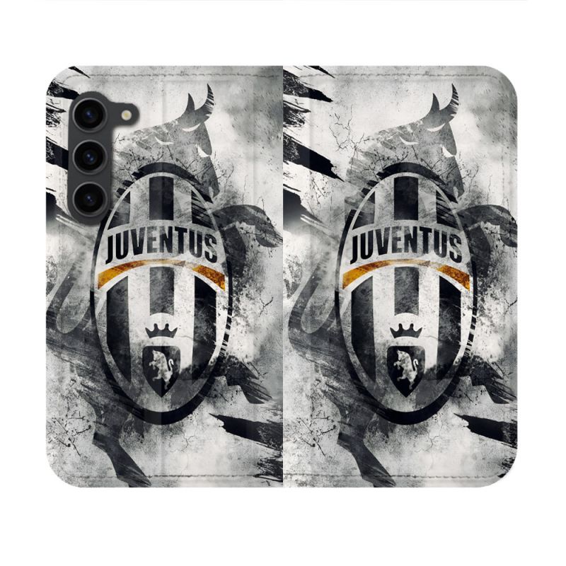Housse Cuir Portefeuille Pour Samsung Galaxy S23 Foot Juventus Turin