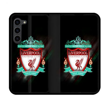Housse Cuir Portefeuille Pour Samsung Galaxy S23 Foot Liverpool