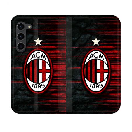 Housse Cuir Portefeuille Pour Samsung Galaxy S23 Foot Milan AC