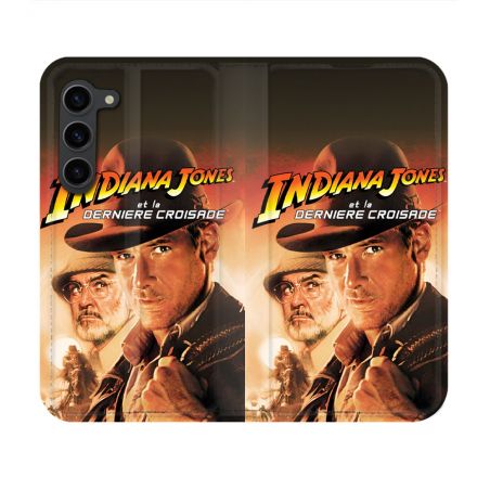 Housse Cuir Portefeuille Pour Samsung Galaxy S23 Indiana Jones Affiche