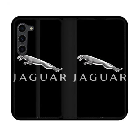 Housse Cuir Portefeuille Pour Samsung Galaxy S23 Jaguar