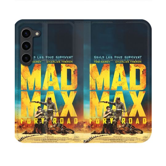 Housse Cuir Portefeuille Pour Samsung Galaxy S23 Mad Max Affiche
