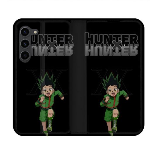 Housse Cuir Portefeuille Pour Samsung Galaxy S23 Manga Hunter X Hunter Gon