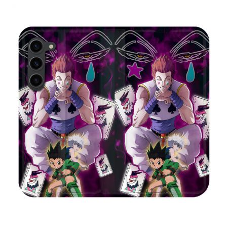 Housse Cuir Portefeuille Pour Samsung Galaxy S23 Manga Hunter X Hunter Hisoka