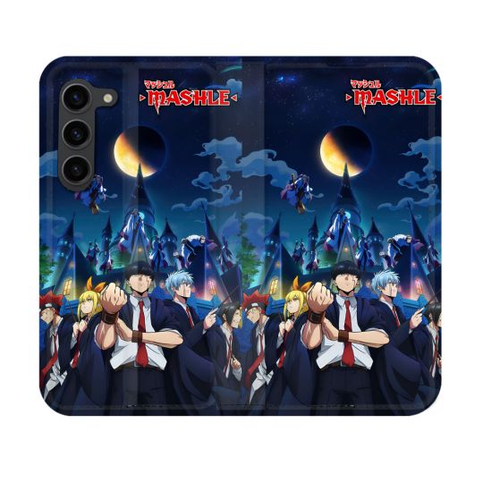 Housse Cuir Portefeuille Pour Samsung Galaxy S23 Manga Mashle