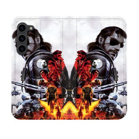 Housse Cuir Portefeuille Pour Samsung Galaxy S23 Metal Gear Solid