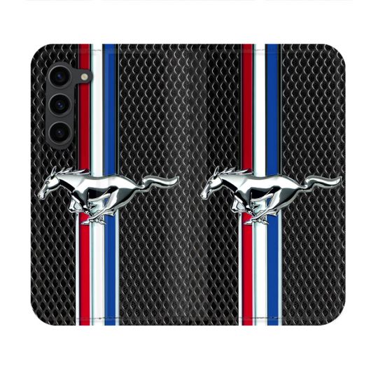 Housse Cuir Portefeuille Pour Samsung Galaxy S23 Mustang