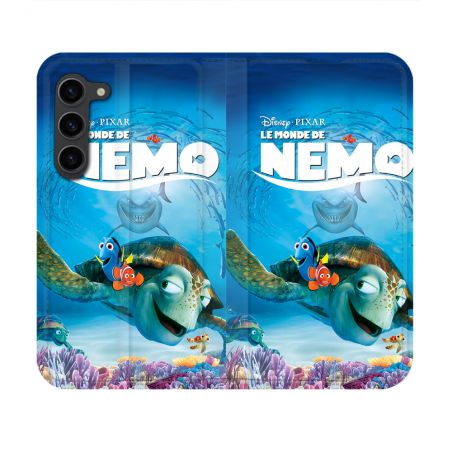 Housse Cuir Portefeuille Pour Samsung Galaxy S23 Nemo Affiche