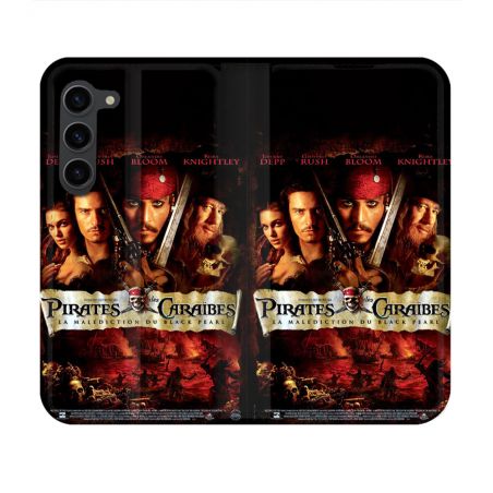 Housse Cuir Portefeuille Pour Samsung Galaxy S23 Pirate Des Caraibes