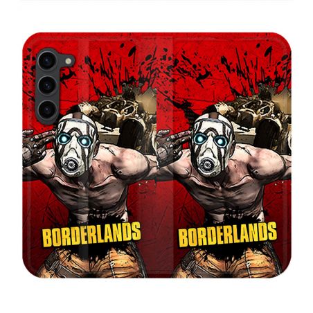 Housse Cuir Portefeuille Pour Samsung Galaxy S23 Plus Borderland