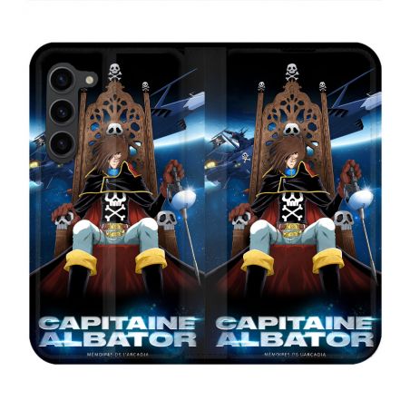 Housse Cuir Portefeuille Pour Samsung Galaxy S23 Plus Capitaine Albator