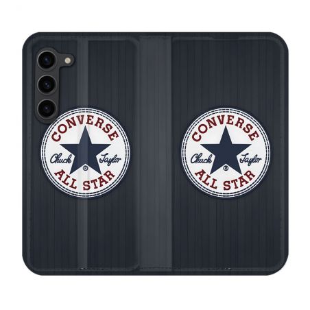 Housse Cuir Portefeuille Pour Samsung Galaxy S23 Plus Converse