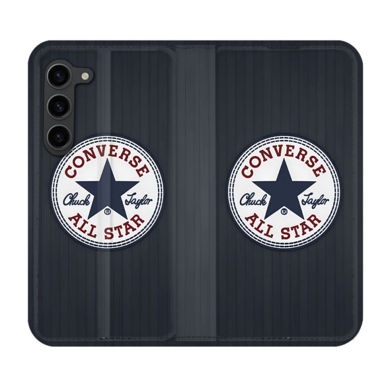 Housse Cuir Portefeuille Pour Samsung Galaxy S23 Plus Converse