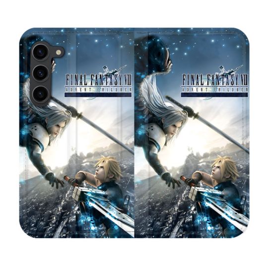 Housse Cuir Portefeuille Pour Samsung Galaxy S23 Plus Final Fantaisy