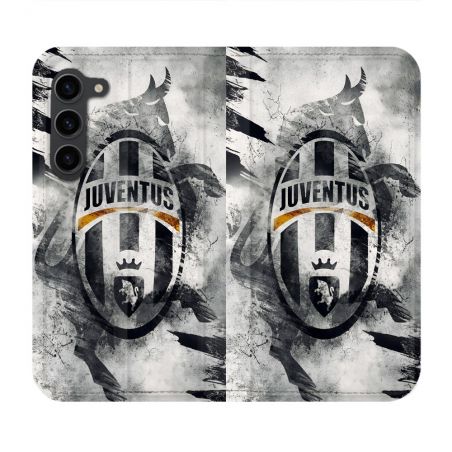 Housse Cuir Portefeuille Pour Samsung Galaxy S23 Plus Foot Juventus Turin
