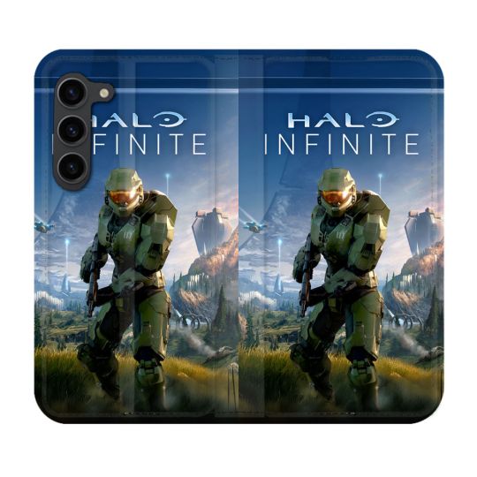 Housse Cuir Portefeuille Pour Samsung Galaxy S23 Plus Halo