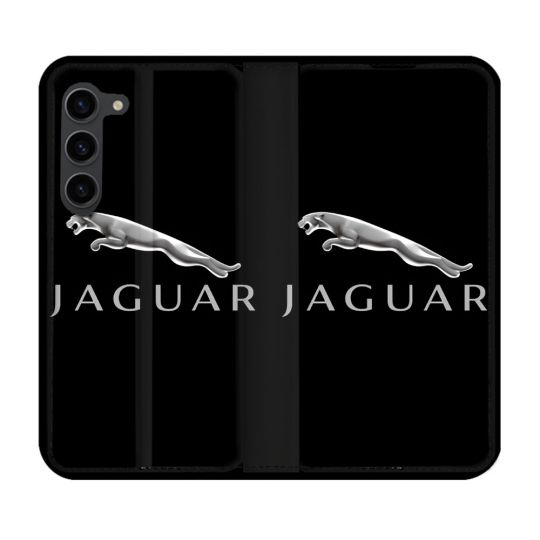 Housse Cuir Portefeuille Pour Samsung Galaxy S23 Plus Jaguar