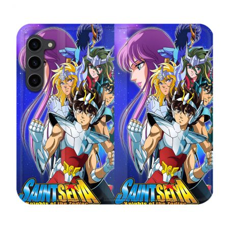 Housse Cuir Portefeuille Pour Samsung Galaxy S23 Plus Les Chevaliers Du Zodiaque