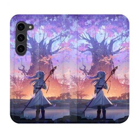 Housse Cuir Portefeuille Pour Samsung Galaxy S23 Plus Manga Frieren