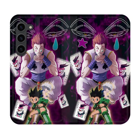 Housse Cuir Portefeuille Pour Samsung Galaxy S23 Plus Manga Hunter X Hunter Hisoka