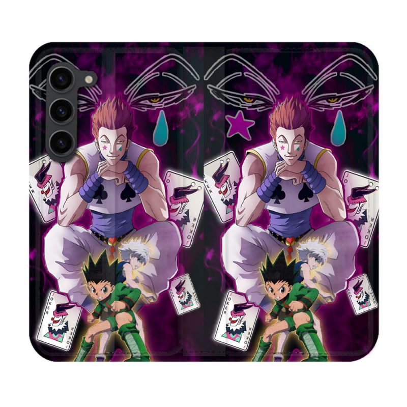 Housse Cuir Portefeuille Pour Samsung Galaxy S23 Plus Manga Hunter X Hunter Hisoka