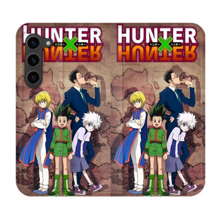 Housse Cuir Portefeuille Pour Samsung Galaxy S23 Plus Manga Hunter X Hunter Vintage
