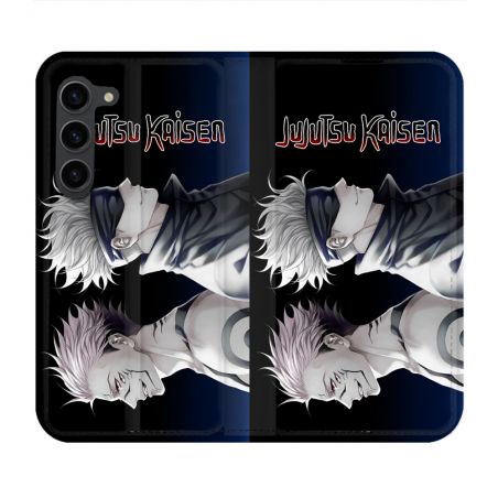 Housse Cuir Portefeuille Pour Samsung Galaxy S23 Plus Manga Jujustu Kaisen