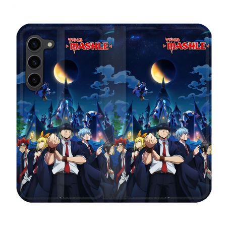 Housse Cuir Portefeuille Pour Samsung Galaxy S23 Plus Manga Mashle