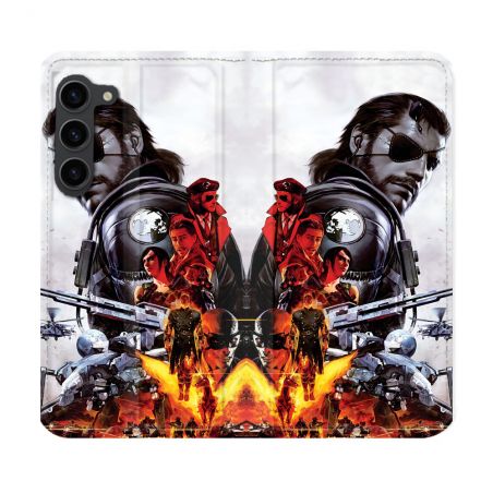 Housse Cuir Portefeuille Pour Samsung Galaxy S23 Plus Metal Gear Solid