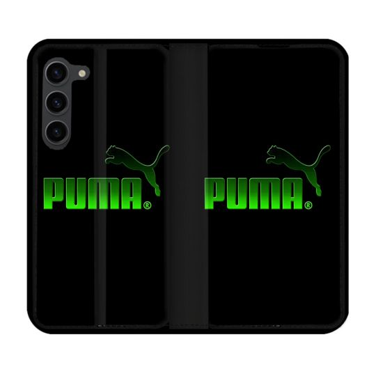 Housse Cuir Portefeuille Pour Samsung Galaxy S23 Plus Puma