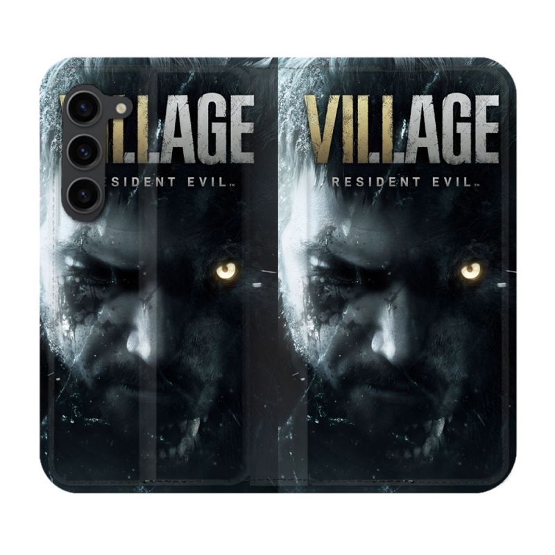 Housse Cuir Portefeuille Pour Samsung Galaxy S23 Plus Resident Evil
