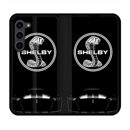 Housse Cuir Portefeuille Pour Samsung Galaxy S23 Plus Shelby
