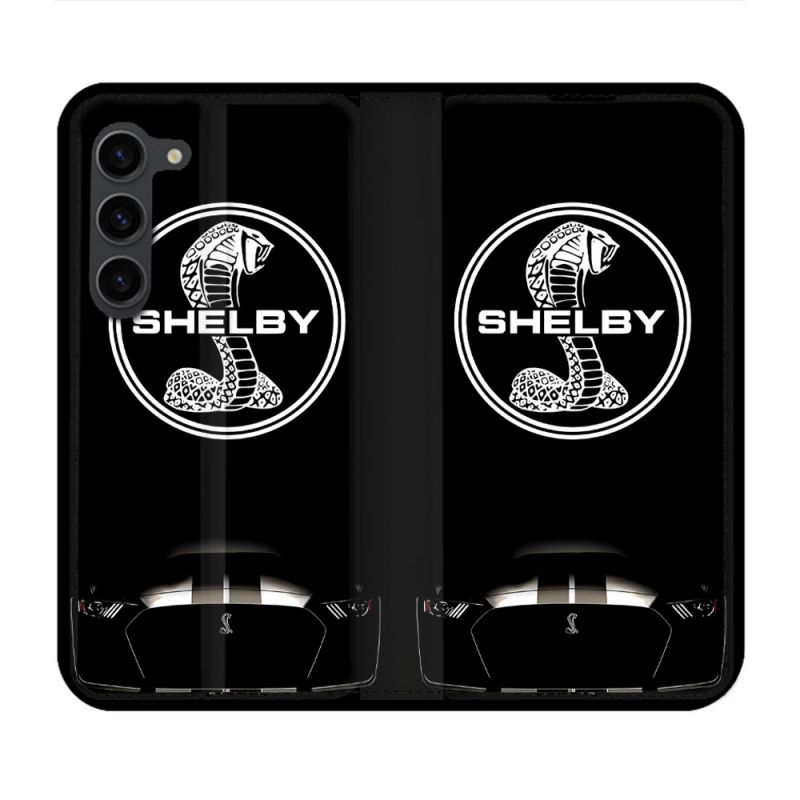 Housse Cuir Portefeuille Pour Samsung Galaxy S23 Plus Shelby