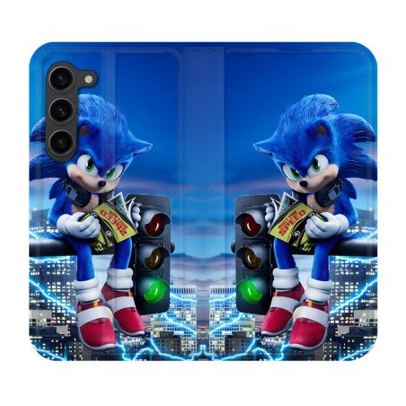 Housse Cuir Portefeuille Pour Samsung Galaxy S23 Plus Sonic