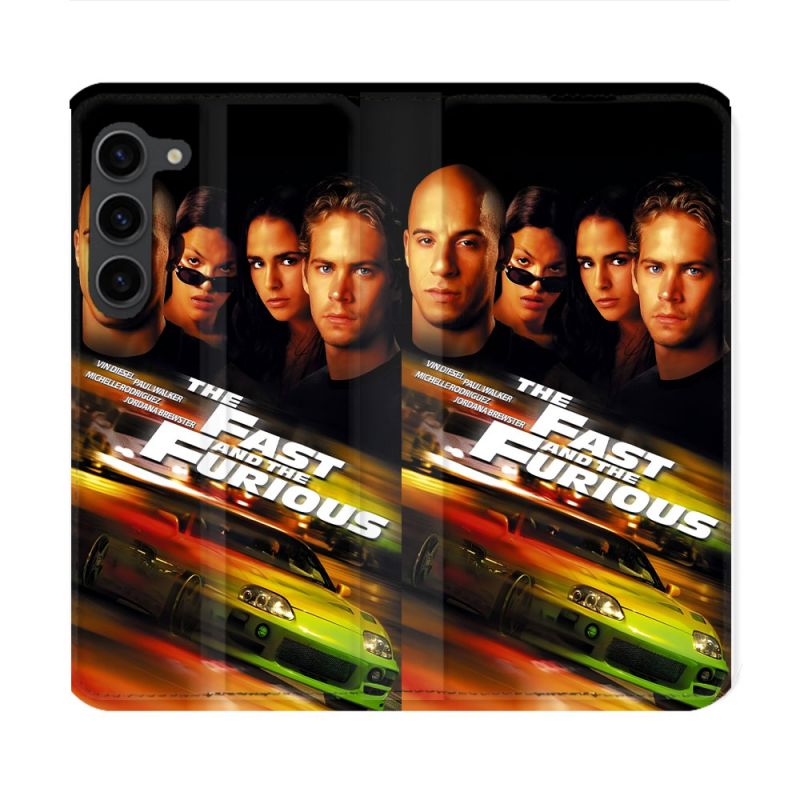 Housse Cuir Portefeuille Pour Samsung Galaxy S23 Plus The Fast And Furious
