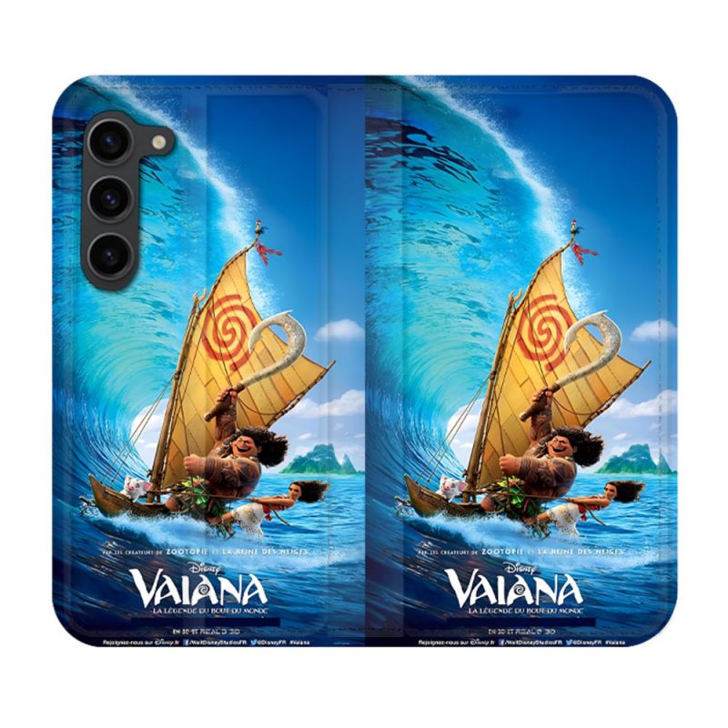 Housse Cuir Portefeuille Pour Samsung Galaxy S23 Plus Vaiana