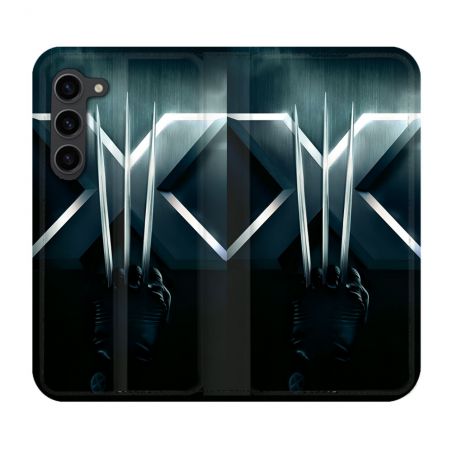 Housse Cuir Portefeuille Pour Samsung Galaxy S23 Plus Xmen