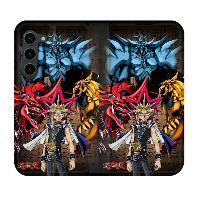 Housse Cuir Portefeuille Pour Samsung Galaxy S23 Plus Yu Gi Oh