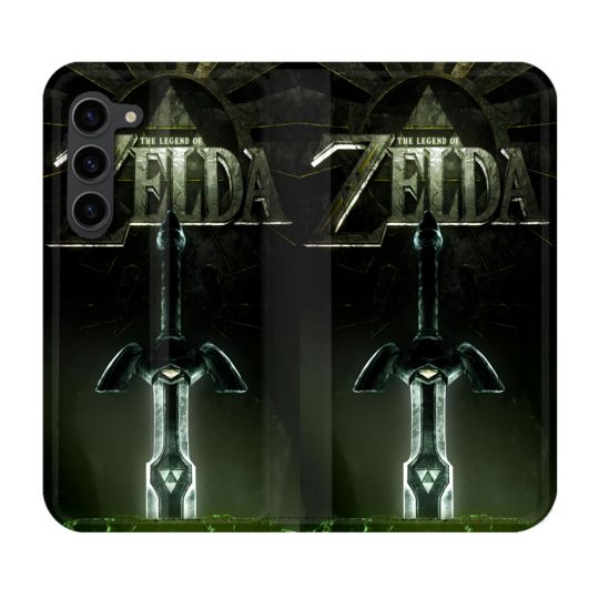Housse Cuir Portefeuille Pour Samsung Galaxy S23 Plus Zelda