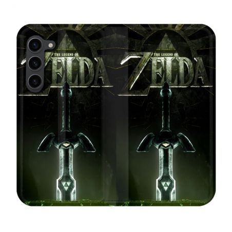 Housse Cuir Portefeuille Pour Samsung Galaxy S23 Plus Zelda