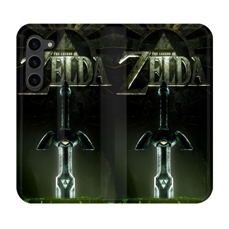 Housse Cuir Portefeuille Pour Samsung Galaxy S23 Plus Zelda
