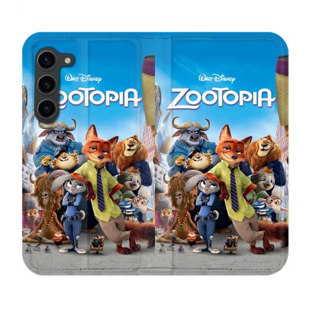 Housse Cuir Portefeuille Pour Samsung Galaxy S23 Plus Zootopia