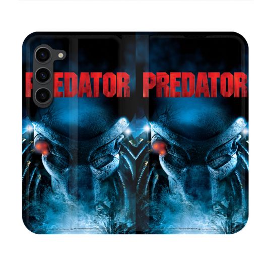 Housse Cuir Portefeuille Pour Samsung Galaxy S23 Predator Affiche