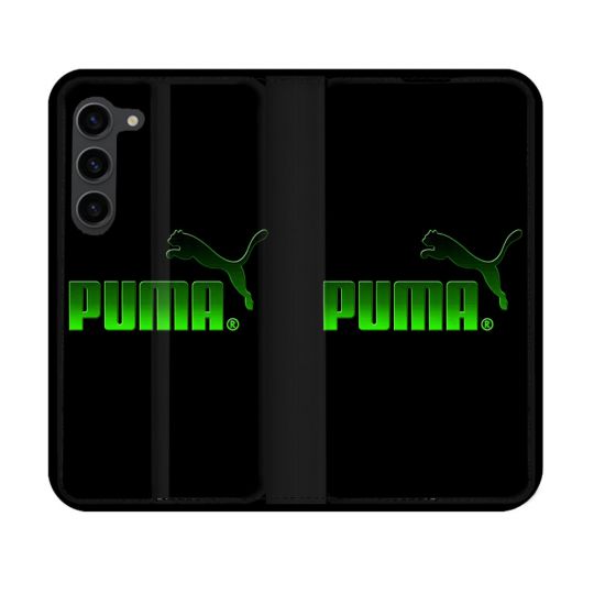 Housse Cuir Portefeuille Pour Samsung Galaxy S23 Puma