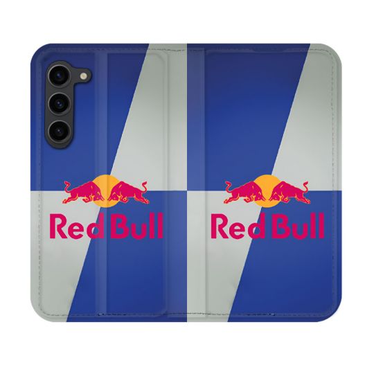 Housse Cuir Portefeuille Pour Samsung Galaxy S23 Red Bull Classique