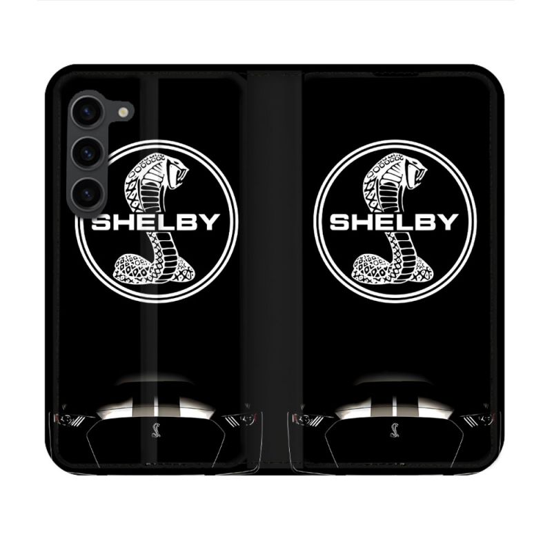 Housse Cuir Portefeuille Pour Samsung Galaxy S23 Shelby