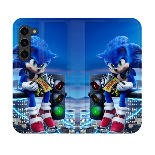 Housse Cuir Portefeuille Pour Samsung Galaxy S23 Sonic