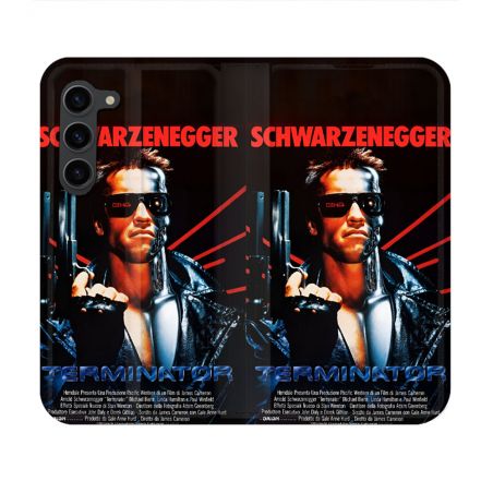 Housse Cuir Portefeuille Pour Samsung Galaxy S23 Terminator