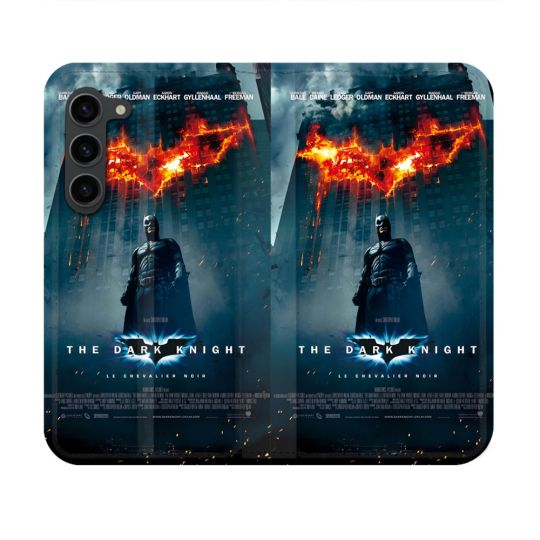 Housse Cuir Portefeuille Pour Samsung Galaxy S23 The Dark Night