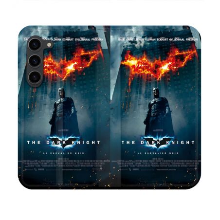 Housse Cuir Portefeuille Pour Samsung Galaxy S23 The Dark Night